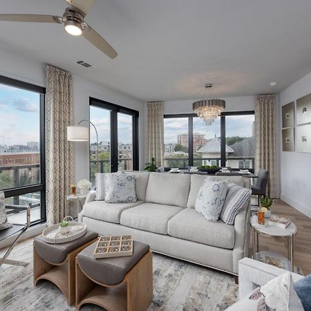 Elegant Corner Penthouse With Private Balcony, Skyline Views, Pool, And Gym Daire Nashville Dış mekan fotoğraf